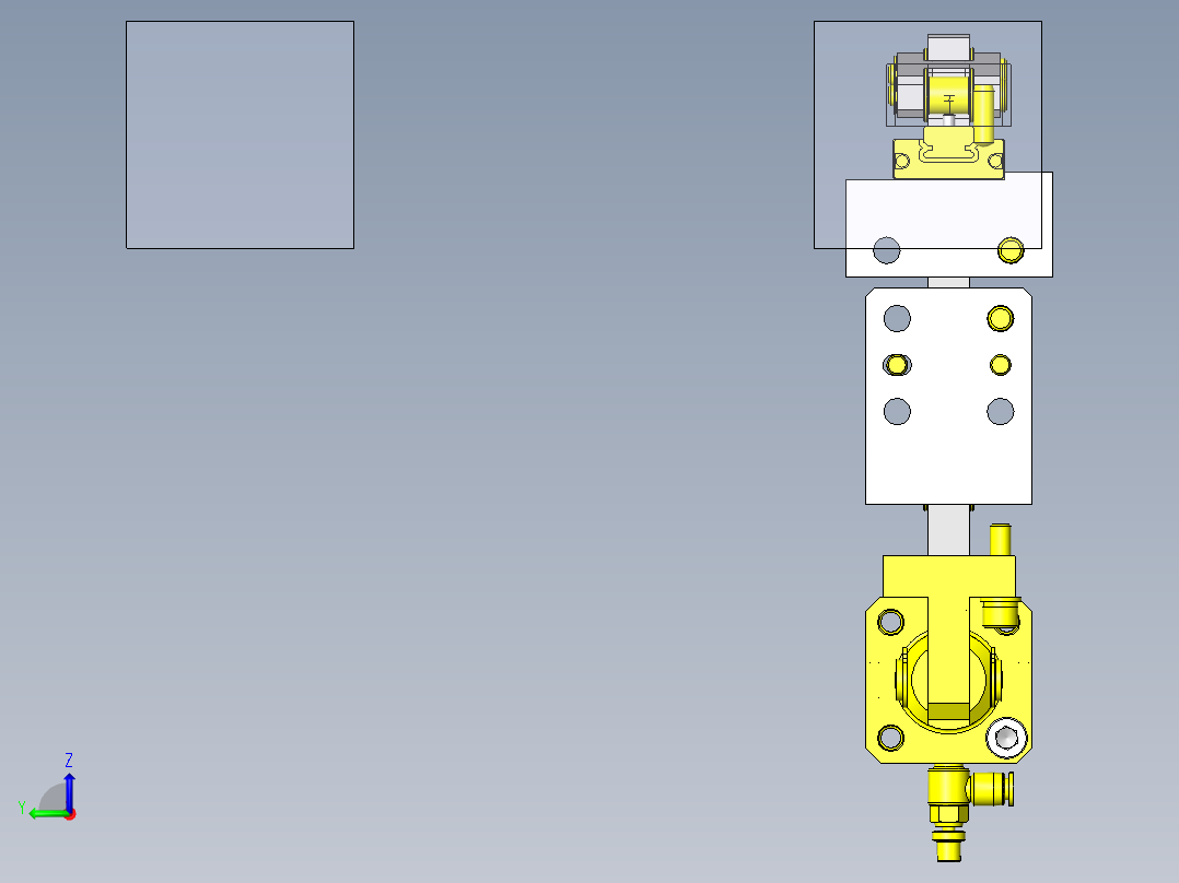 长冲程滑动机构左视图