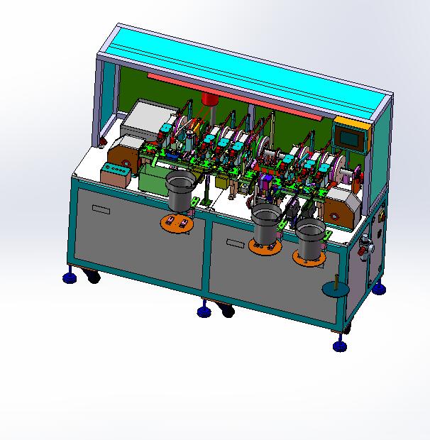 纯凸轮组装设备3D图纸 H962 非标自动化设备3D图纸3D模型