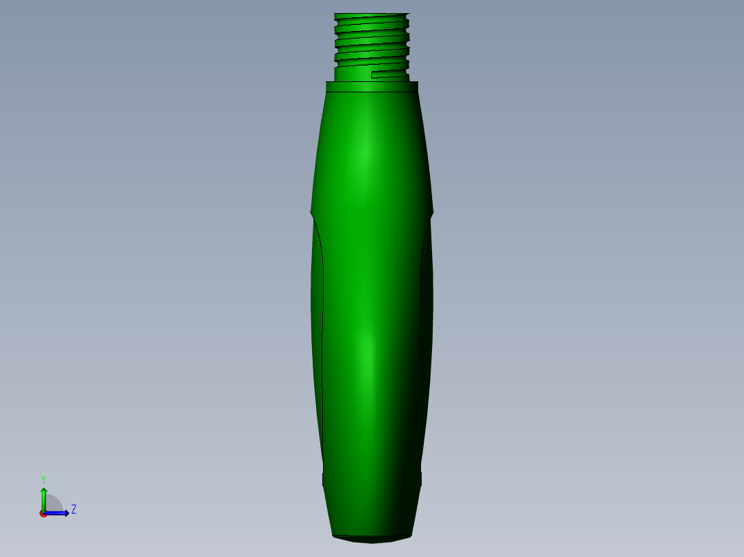 创意瓶子设计左视图