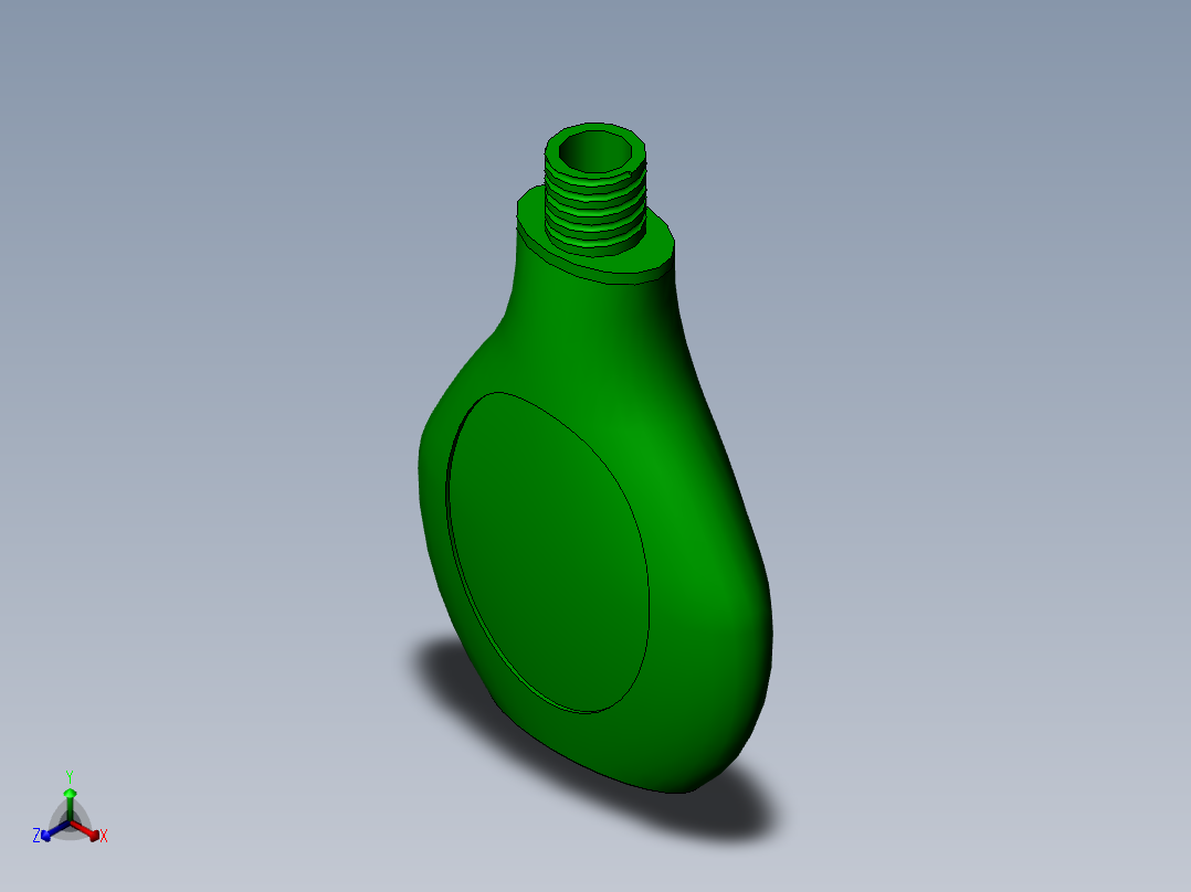 创意瓶子设计正等轴测图