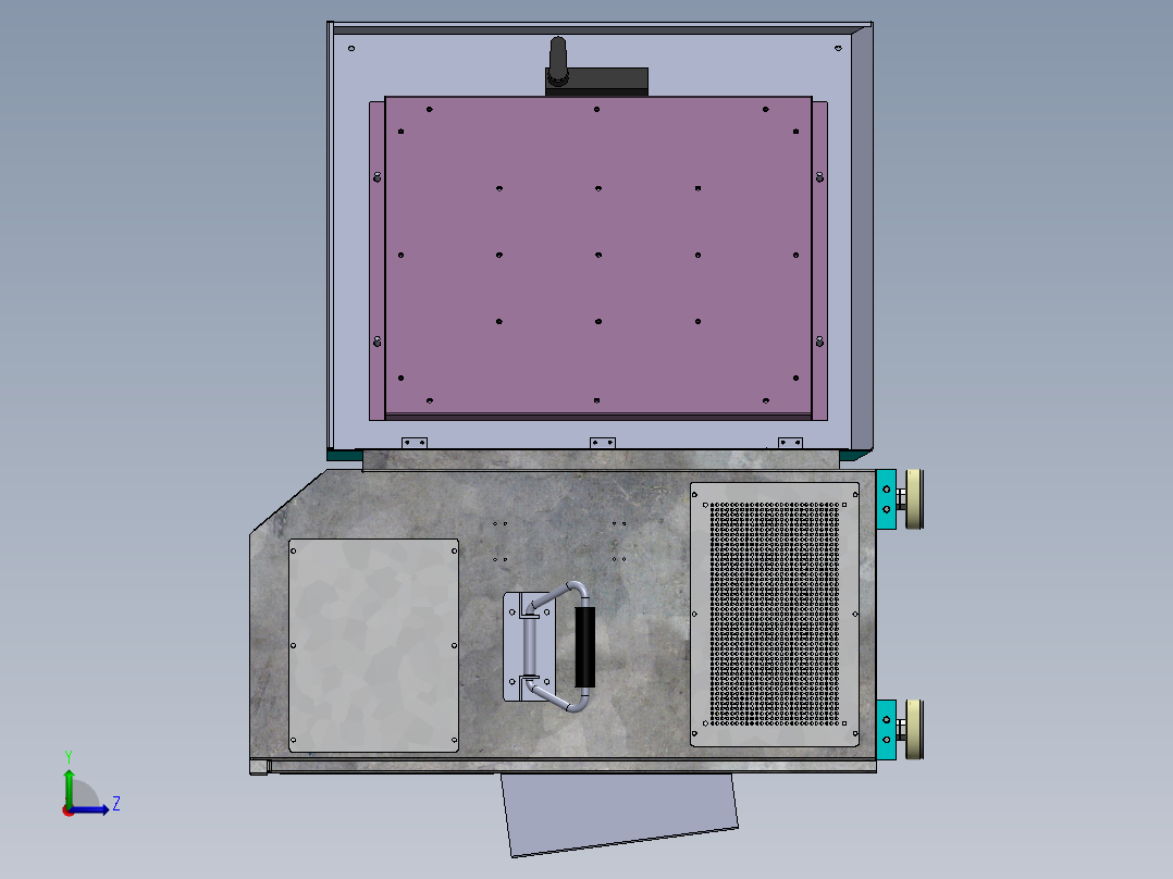 Z53 操作台 电控箱15套合集左视图
