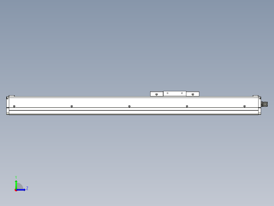 Toyo东佑达直线模组-ECH12-450-M+煞車左视图