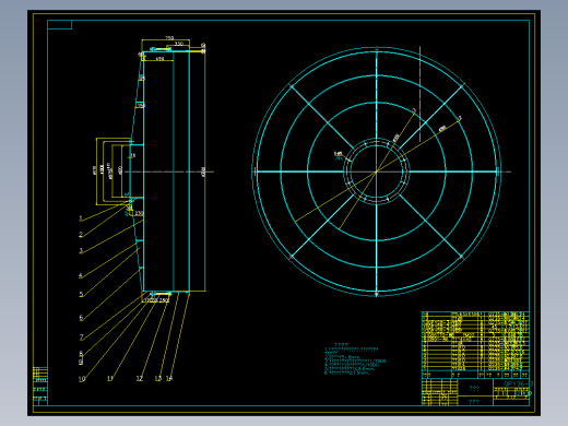 水盘式成球机全套图纸（精品全套CAD详细图）