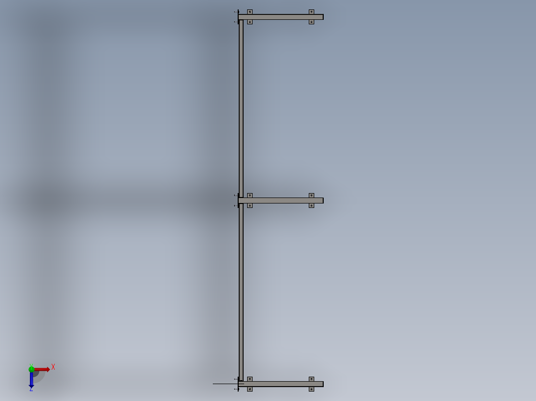 A112_钢结构货架俯视图