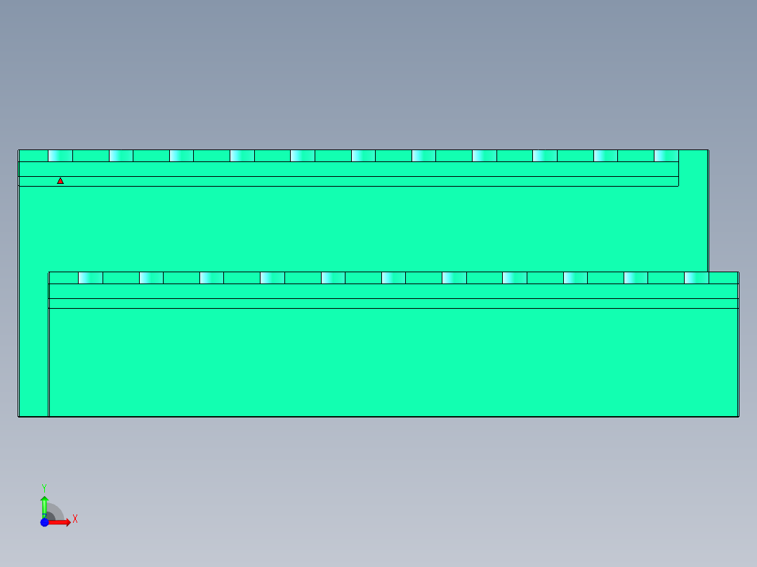 DEGSON 2EDG 系列 5.0mm 可插拔接线端子组-2EDGRTC-5.0-22P-14-00AH前视图