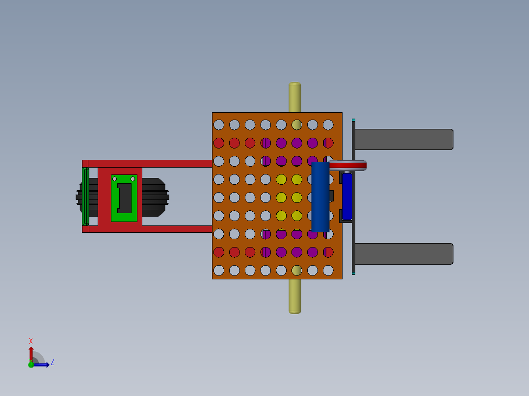 电动叉车模型图