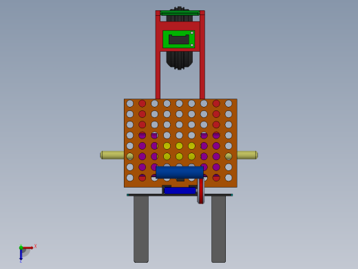 电动叉车模型图俯视缩略图
