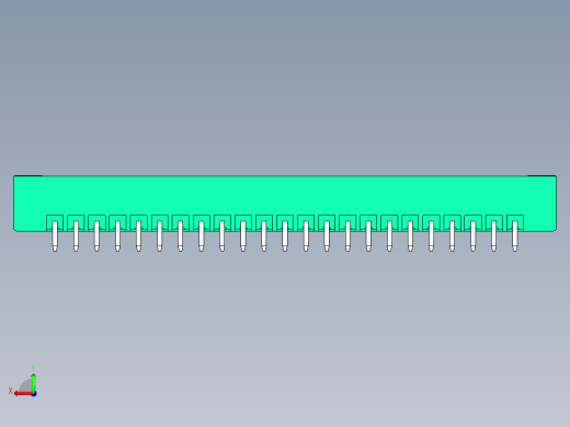 DEGSON 15EDG（公头） 3.5mm 螺钉锁紧，插拔式接线端子 FullPack-15EDGVM-3.5-23P-14-00AH后视缩略图