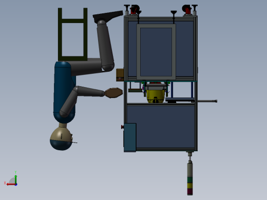 咖啡机底座锁螺丝机后视缩略图