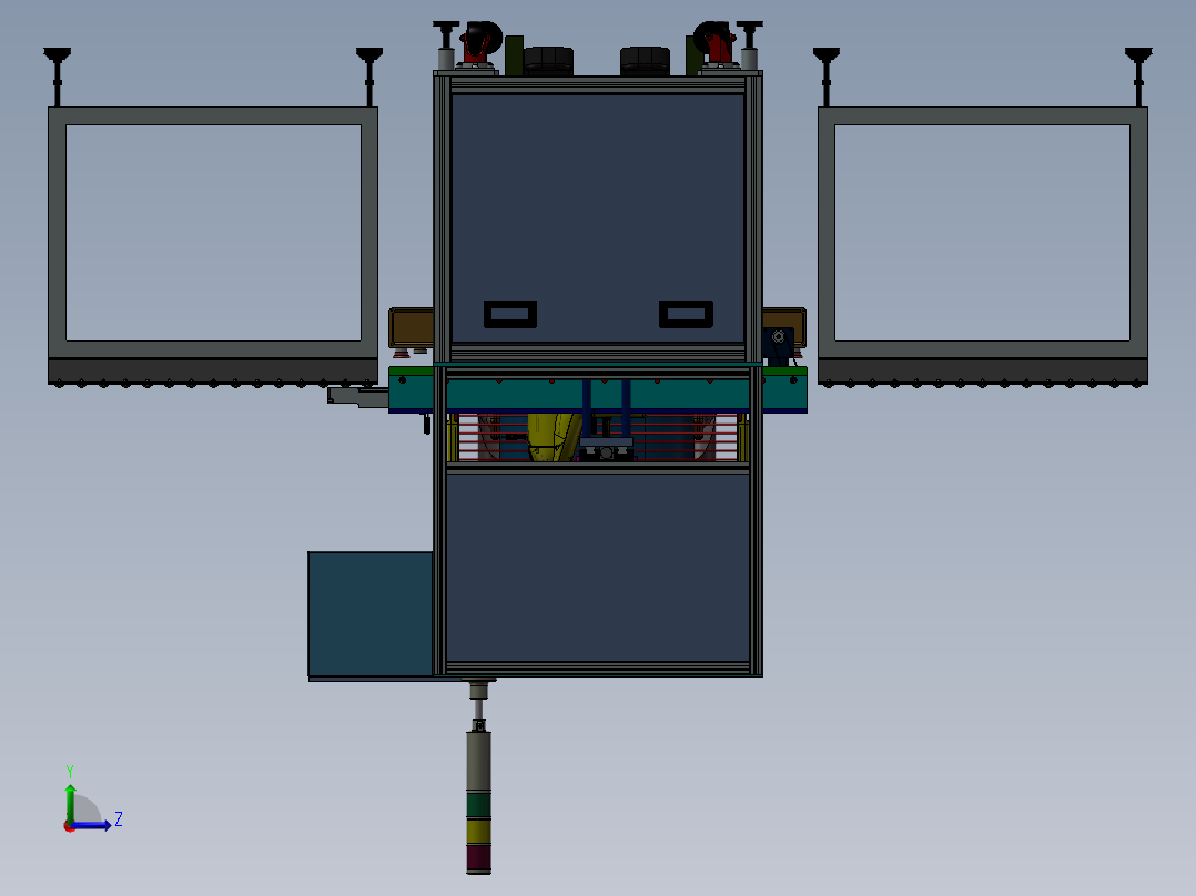 咖啡机底座锁螺丝机左视图