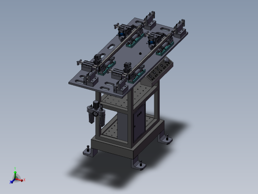 分体油杯激光焊接气动工装