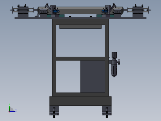 分体油杯激光焊接气动工装左视缩略图