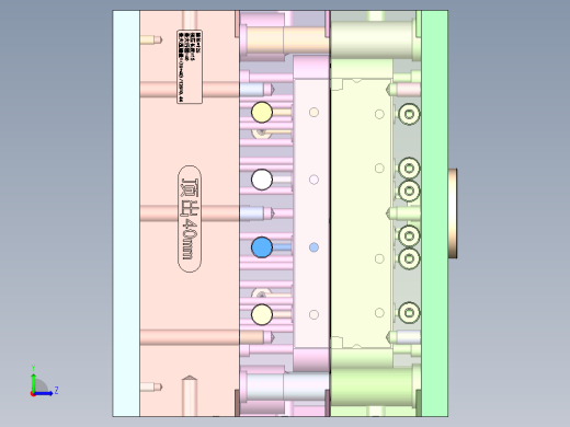 游戏机面盖（含五金件注塑）左视缩略图