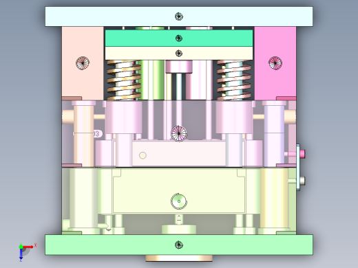游戏机面盖（含五金件注塑）俯视缩略图