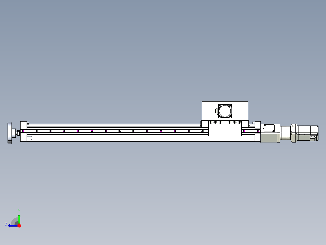威洛博直线电机模组EB6ZR-L140-S720-RZ575K-Z575K-MS3右视图