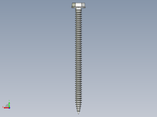 紧固件-IGES Hex Head Screw-03后视缩略图