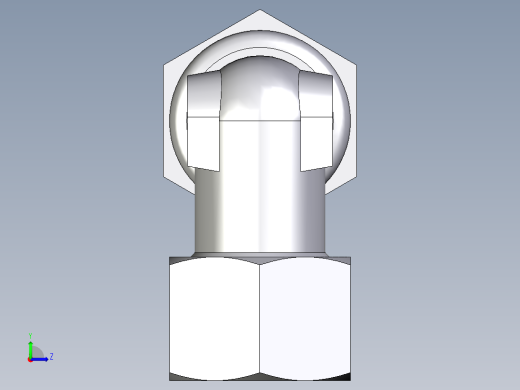 卡套式工业通用硬管接头EO_Bulkhead_elbow_WSV16ZS71左视缩略图