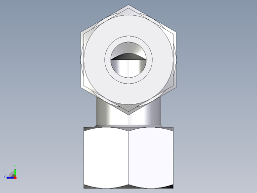 卡套式工业通用硬管接头EO_Bulkhead_elbow_WSV16ZS71右视缩略图