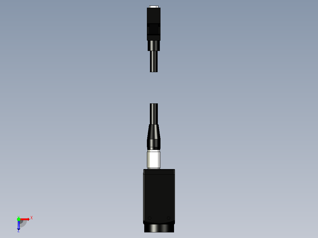 基恩士XG-H035C_M_kc图纸模型俯视图
