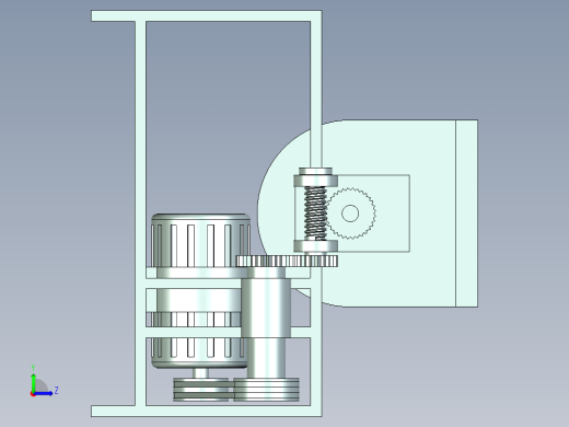 一种立式和面机UG三维=786309=90左视缩略图