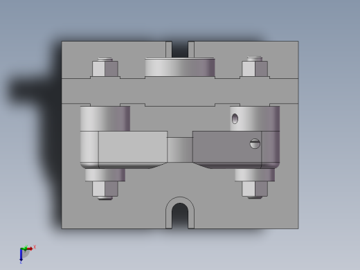 831007拨叉加工工艺及镗φ55孔及φ73端面夹具设计【含三维SolidWorks和UG】俯视缩略图