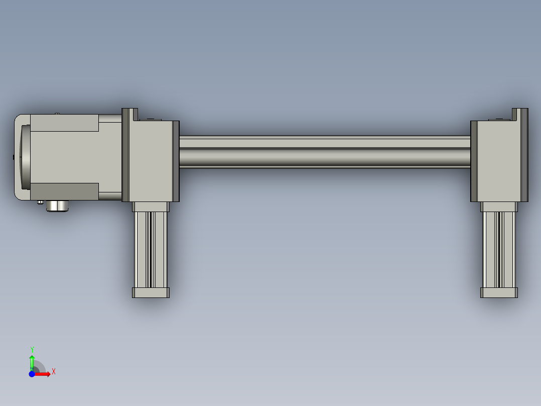 倍速链流道前视图