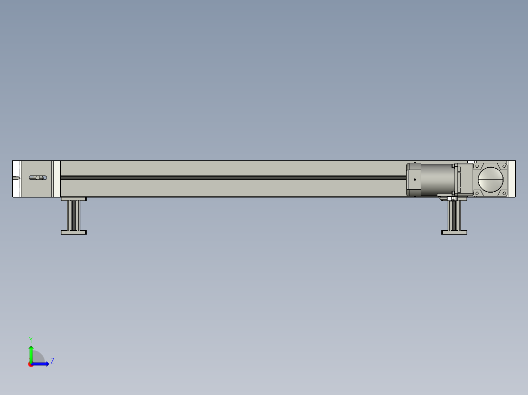 倍速链流道左视图
