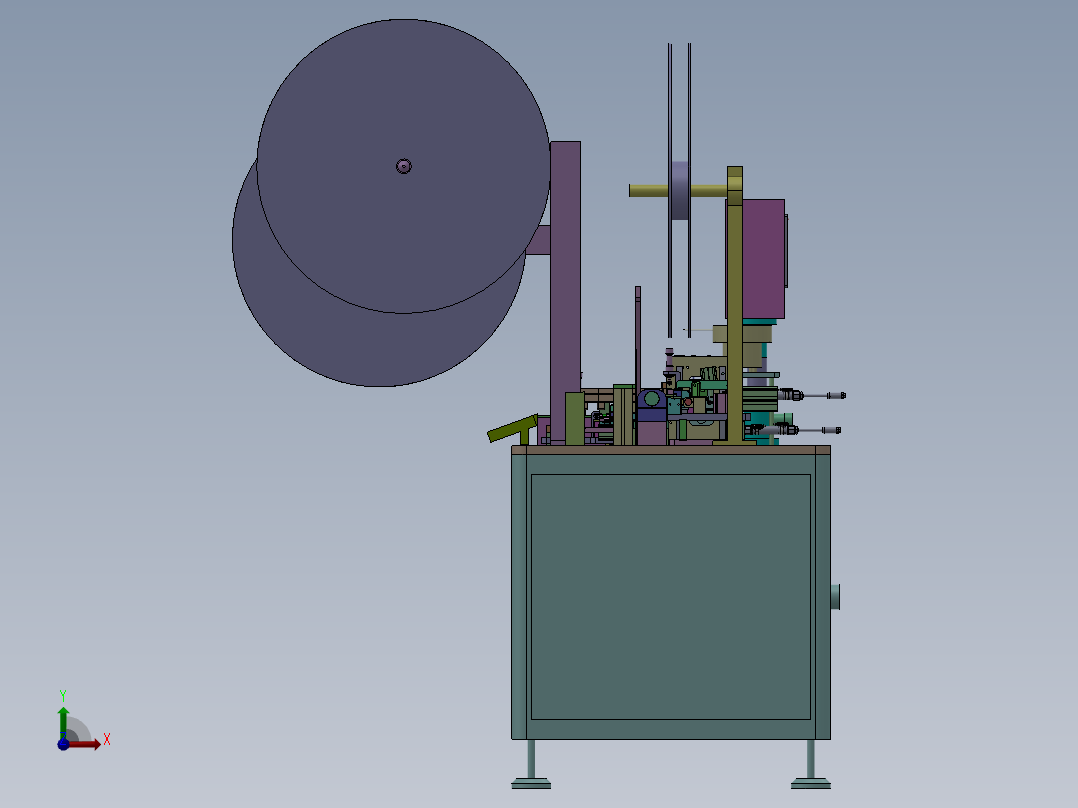 3.5JACK自动组装机sw18可编辑前视图