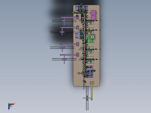3.5JACK自动组装机sw18可编辑俯视缩略图