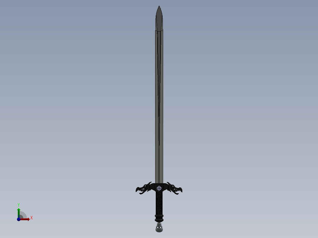 剑、宝剑(62)前视图