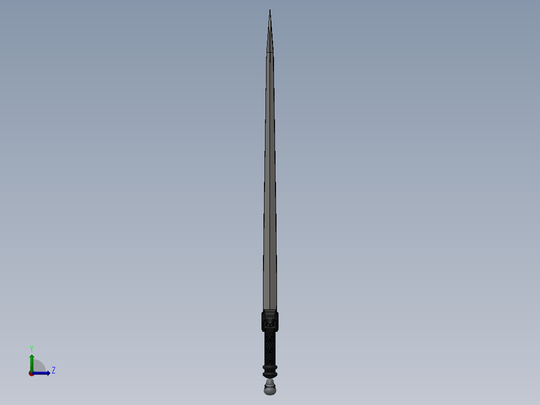 剑、宝剑(62)左视图