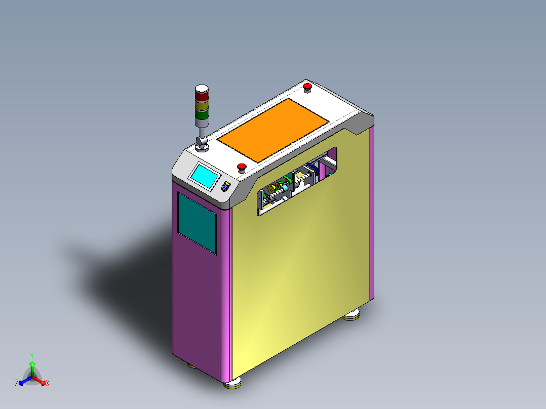 PCB平行移载机sw16可编辑正等轴测图
