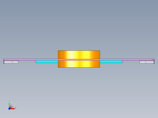 笔记本键盘外壳铣侧孔UG编程程序模型前视缩略图