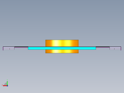 笔记本键盘外壳铣侧孔UG编程程序模型后视缩略图