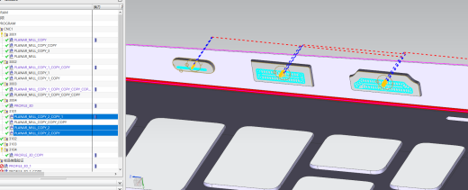 笔记本键盘外壳铣侧孔UG编程程序模型缩略图