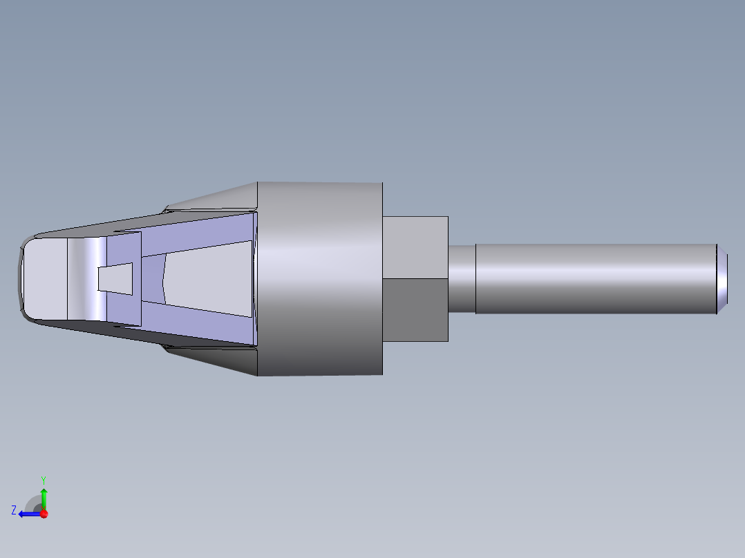 手调手柄(B型) M5×2001右视图