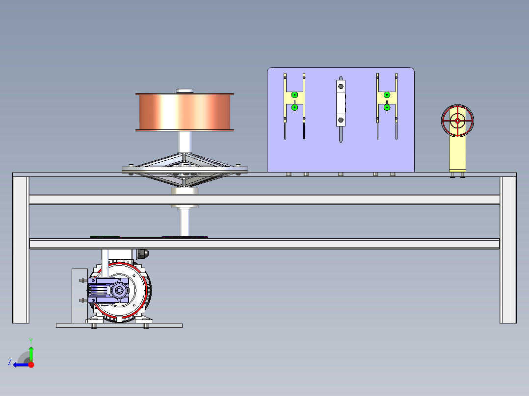 B2004278-拉丝机右视图