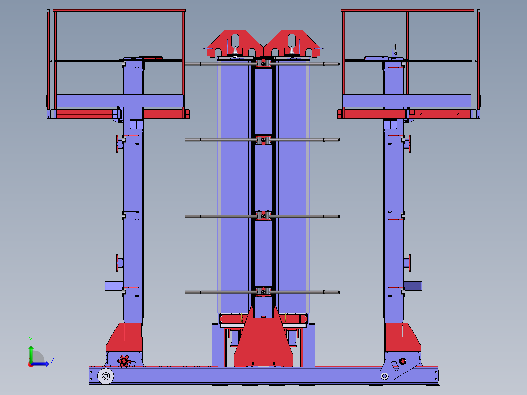 钢筋混凝土通风装置左视图