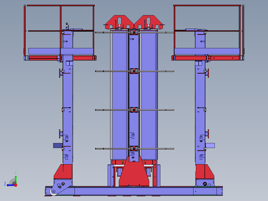 钢筋混凝土通风装置右视图