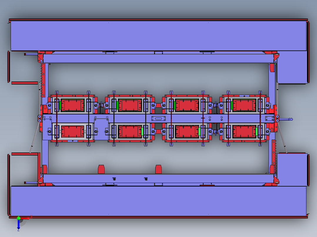 钢筋混凝土通风装置俯视图