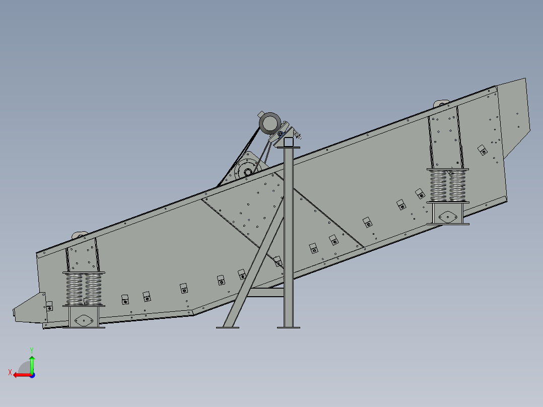 B3003872-直线振动筛后视图