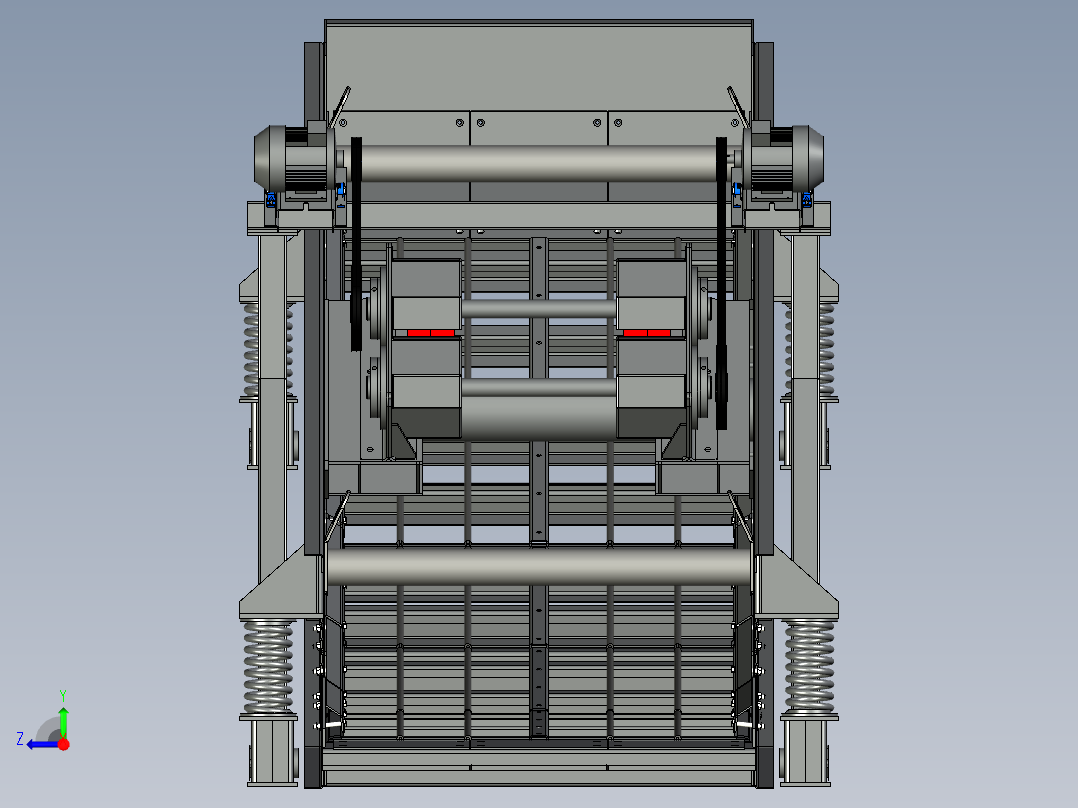 B3003872-直线振动筛右视图