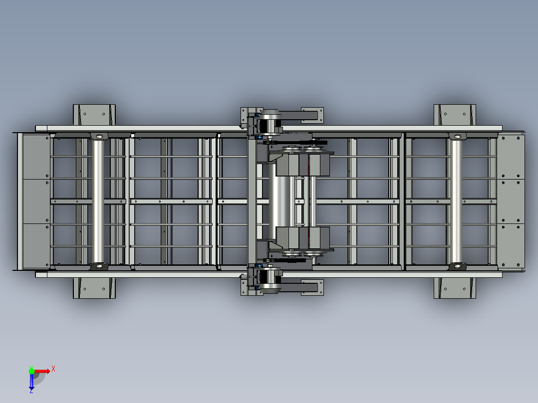 B3003872-直线振动筛俯视图