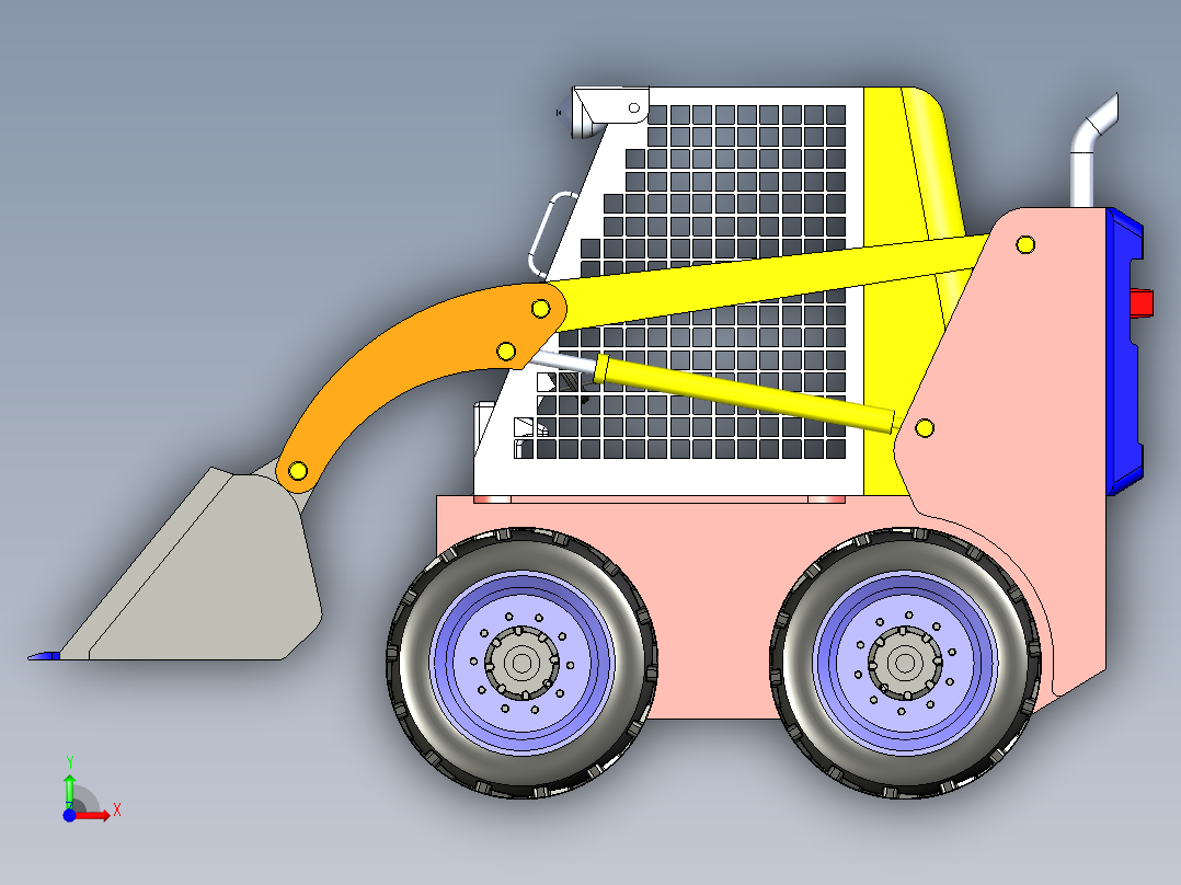 B3003978-山猫装载机前视图