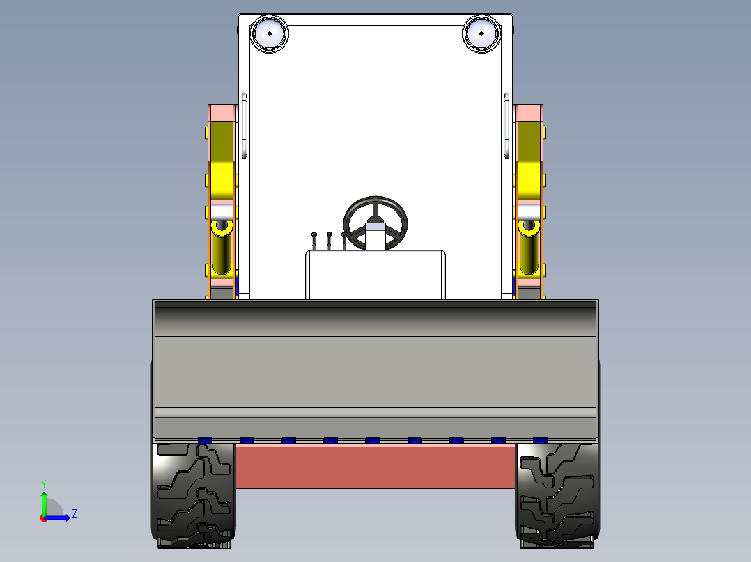 B3003978-山猫装载机左视图