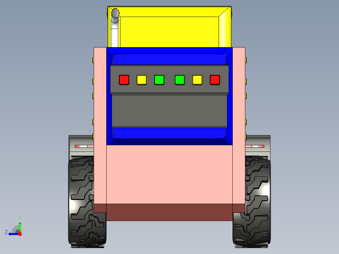 B3003978-山猫装载机右视图