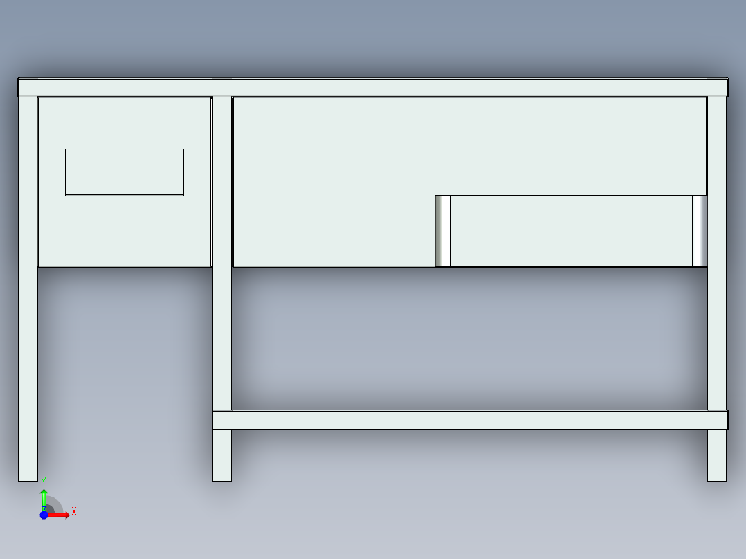 酒吧站（中立公平）前视图