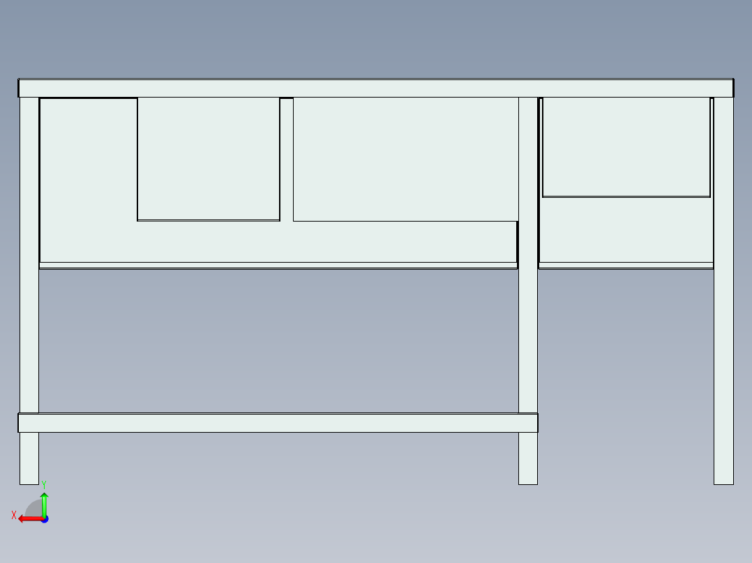 酒吧站（中立公平）后视图