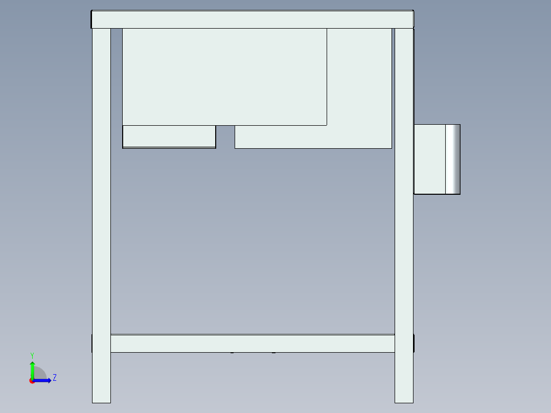 酒吧站（中立公平）左视图