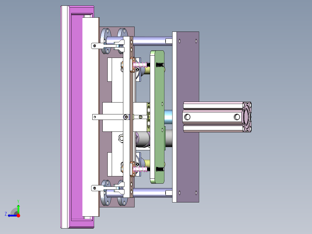 R400 烘焙面团自动分切推车右视图